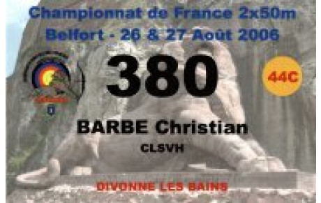 CHAMPIONNAT DE FRANCE Fédéral 2X50m